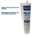 Ver imagem 3 de Selante Pu40 Hibrido Vedante Branco Uso Geral (400g) Argacon