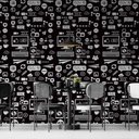 Ver imagem 2 de Papel de Parede Lan House Informática Dark Gh Papel de Parede 3,0m