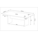 Ver imagem 3 de Mesa Escritório/reunião Multimóveis Vcr25027 Nogal