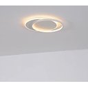 Ver imagem 5 de Lustre Plafon Led Duplo 49w Redondo 40cm Branco 3000k Bivolt