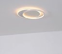 Ver imagem 5 de Lustre Plafon Led Duplo 49w Redondo 40cm Branco 3000k Bivolt