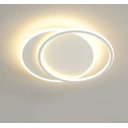 Ver imagem 2 de Lustre Plafon Led Duplo 49w Redondo 40cm Branco 3000k Bivolt