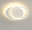 Ver imagem 2 de Lustre Plafon Led Duplo 49w Redondo 40cm Branco 3000k Bivolt