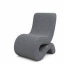 Ver imagem 3 de Poltrona Decorativa Marina Suede Design Orgânico Moderno