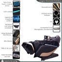Ver imagem 4 de Poltrona de Massagem 4D Aquecimento Reclinação Ultron Gravidade Zero Tela LCD PU Preto