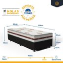 Ver imagem 6 de Cama Box + Colchão de Molas Ensacadas Anjos Classic Solteiro 88 cm