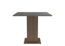 Ver imagem 5 de Mesa Madesa Quadrada Tampo de Vidro 5363 Rustic/Preto Cor:Rustic/Preto