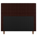 Ver imagem 2 de Cabeceira Cama Box Solteiro Parisis 90cm Sintético Marrom - Desk Design