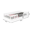 Ver imagem 2 de Cama Helo Solteiro com Colchão Branca Incluso Lousa Mágica Branco