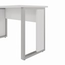 Ver imagem 5 de Mesa Escrivaninha 120 cm X 60 cm Tampo 25 mm Design Industrial F5 Office Cor:Cinza