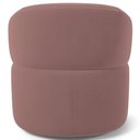 Ver imagem 7 de Kit 02 Poltronas Giratória Orgânica para Sala de Estar Living Helena L02 Suede Rosê - Lyam Decor