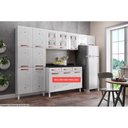 Ver mais imagens de Cozinha Completa Mirage New Aço 3 Peças (2aéreos+1paneleiro) Cz31 Branco - Telasul