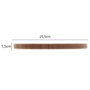 Ver imagem 3 de Kit 5 Petisqueiras de Bambu Redonda 5 Divisórias 25cm Lyor Round Aperitivos Tábua Servir Petiscos