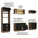Ver mais imagens de Cozinha Completa 270003 com Armário e Balcão Rustic/preto