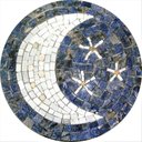 Ver imagem 1 de Rosone Mosaico Contemporâneo Lua em Mosaico I