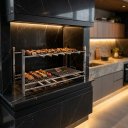 Ver imagem 1 de Suporte Inox para Churrasqueira Ajustável Premium - Cozix