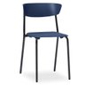 Kit 02 Cadeiras Empilhável Bit F02 Azul Marinho - 4
