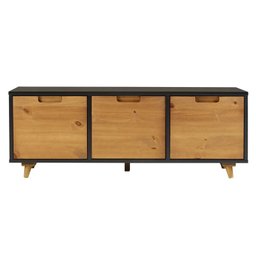 Banco Organizador com 3 Gavetas Lutz Home Decor 890 Preto - 4