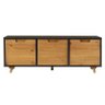 Banco Organizador com 3 Gavetas Lutz Home Decor 890 Preto - 4
