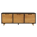 Ver imagem 4 de Banco Organizador com 3 Gavetas Lutz Home Decor 890 Preto