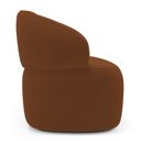 Ver imagem 7 de Sofá Orgânico 02 Lugares Living Glee 140cm Veludo Terracota - Desk Design
