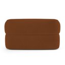 Ver mais imagens de Sofá Orgânico 02 Lugares Living Glee 140cm Veludo Terracota - Desk Design