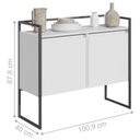 Ver imagem 2 de Buffet para Sala Industrial 2 Portas Cantinho do Café