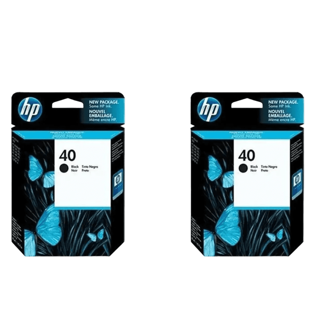 Cartucho Hp 40 - 51640a- Preto Kit 2 Pçs