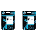 Ver imagem 1 de Cartucho Hp 40 - 51640a- Preto Kit 2 Pçs