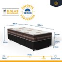 Ver imagem 3 de Cama Box com Colchão de Molas Ensacadas Anjos Classic Solteiro 88cm