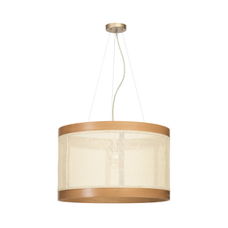 Lustre Pendente Straw Natural-Muller - 1