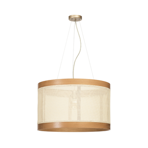 Lustre Pendente Straw Natural-Muller