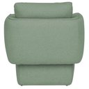 Ver imagem 6 de Poltrona Decorativa Sala de Estar Duna Bouclé Verde Claro - Nexta Casa