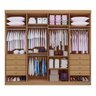 Guarda Roupa Casal 8 Pts Daymond Ripado Ypê Off White Ddoro - 3