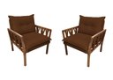 Ver imagem 1 de KIT 2 POLTRONAS DECORATIVA LUXO SAFIRA DORA BELA Califónia 0120