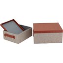 Ver imagem 5 de HOME&CO LOLYTTE CAIXA ORGANIZADORA SINTÉTICO MARROM 2PÇ