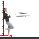 Ver imagem 3 de Prateleira de Parede 600x250mm Cinza