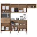 Ver imagem 3 de Cozinha com Balcão Salinas Top com 6 Portas e 2 Gavetas 4244R Atualle