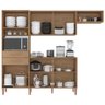 Cozinha com Balcão Salinas Top com 6 Portas e 2 Gavetas 4244R Atualle - 3