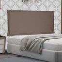 Ver imagem 2 de Cabeceira Painel King 1,95m Veneza Suede Caramelo - Pallazio