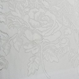 Cortina Branca Renda C/ Forro Sala Roseiral 3,50x 2,20 Alt - 2