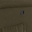 Ver imagem 2 de Poltrona do Papai Reclinável Sala de Cinema Barcelona Glider Manual Giratória Usb Veludo Capuccino
