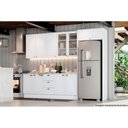 Ver imagem 3 de Armário de Cozinha Modulado Americana 2 Portas Vidro 80cm Cinza - Henn