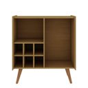 Ver imagem 5 de Aparador Adega 1 Porta com Pés de Madeira Maciça 100% Mdf 0574 Vértice Genialflex