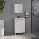 Ver imagem 1 de Conjunto para Banheiro Pop com Pés - Fabribam Gabinetes