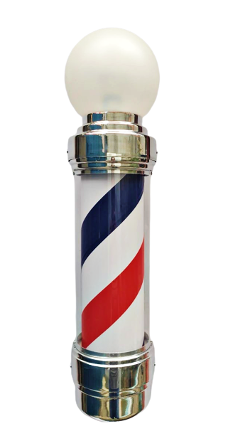 Barber Pole Giratório 60cm Bivolt + Barber Mini 30cm Oferta.