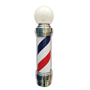 Barber Pole Giratório 60cm Bivolt + Barber Mini 30cm Oferta.