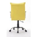 Ver imagem 7 de Cadeira Diretor em Couro Pu Amarela Pelegrin PEL-280