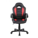 Ver imagem 2 de Cadeira Gamer Infantil em Couro Pu Pelegrin Pel-9353 Preta e Vermelha