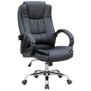 Ver imagem 1 de Cadeira Presidente em Couro Pu Pelegrin Pel-2043